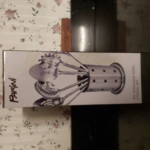 NIB Parini 7pc Stainless Steel Utensil Set